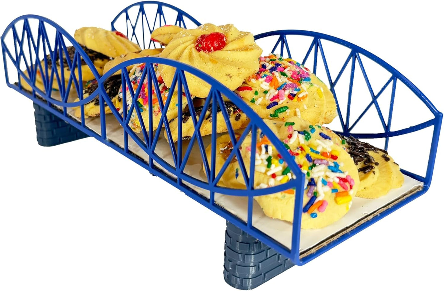 Mesa de galletas Pittsburgh con puentes de acero paquete de 3