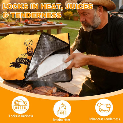 Manta barbacoa para reposar carne ahumada reutilizable