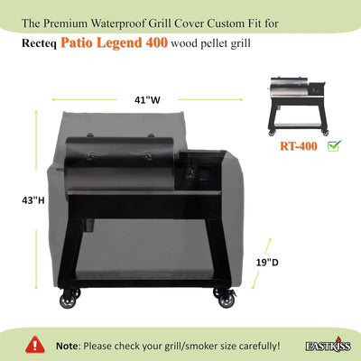 Cubierta parrilla pellets Rectec RT-400 resistente agua
