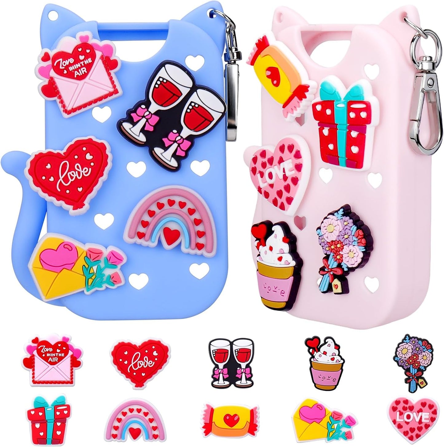 Funda silicona spray desinfectante manos estilo gato