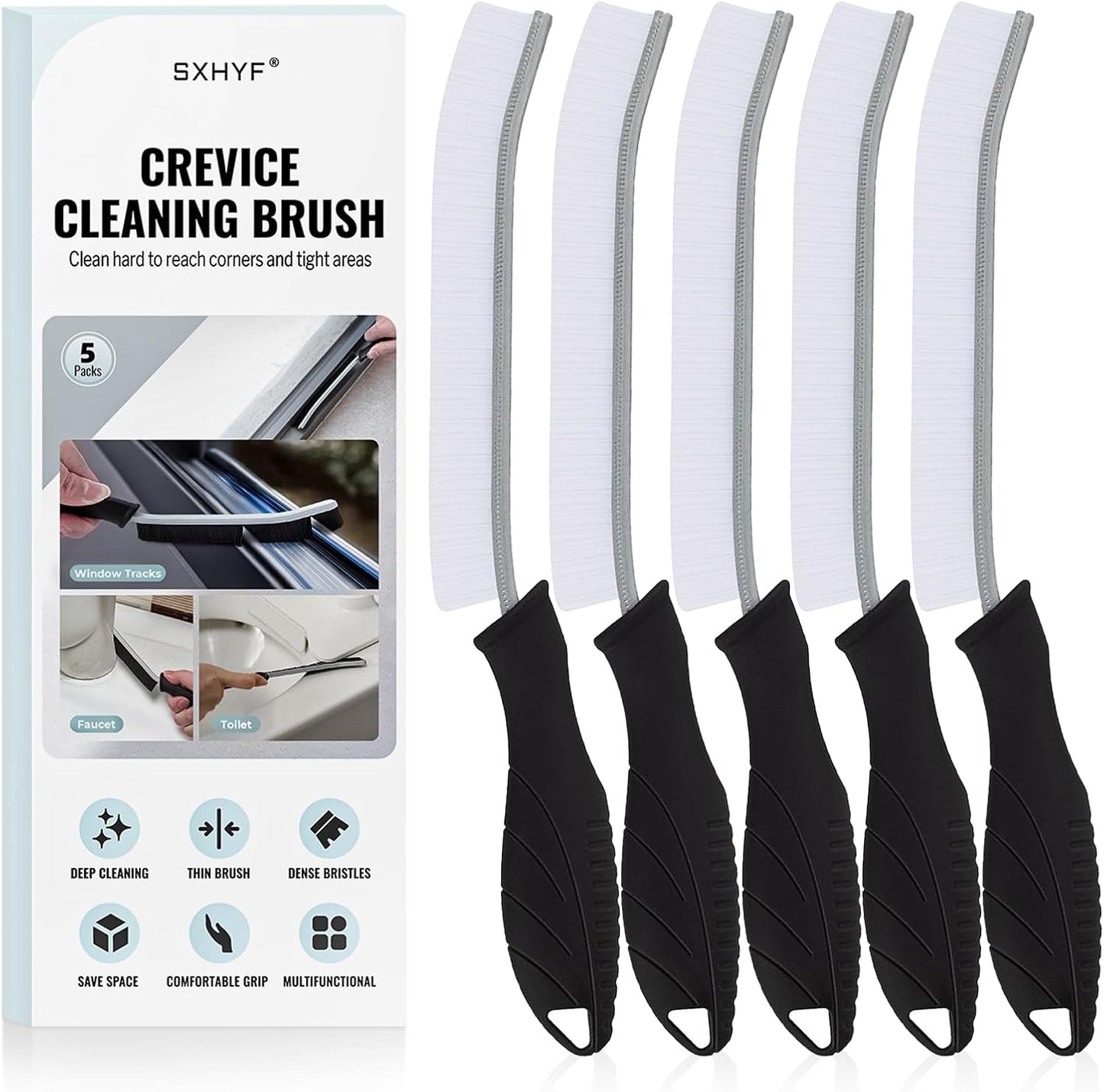 Cepillo hendiduras cerdas duras multifuncional cocina baño