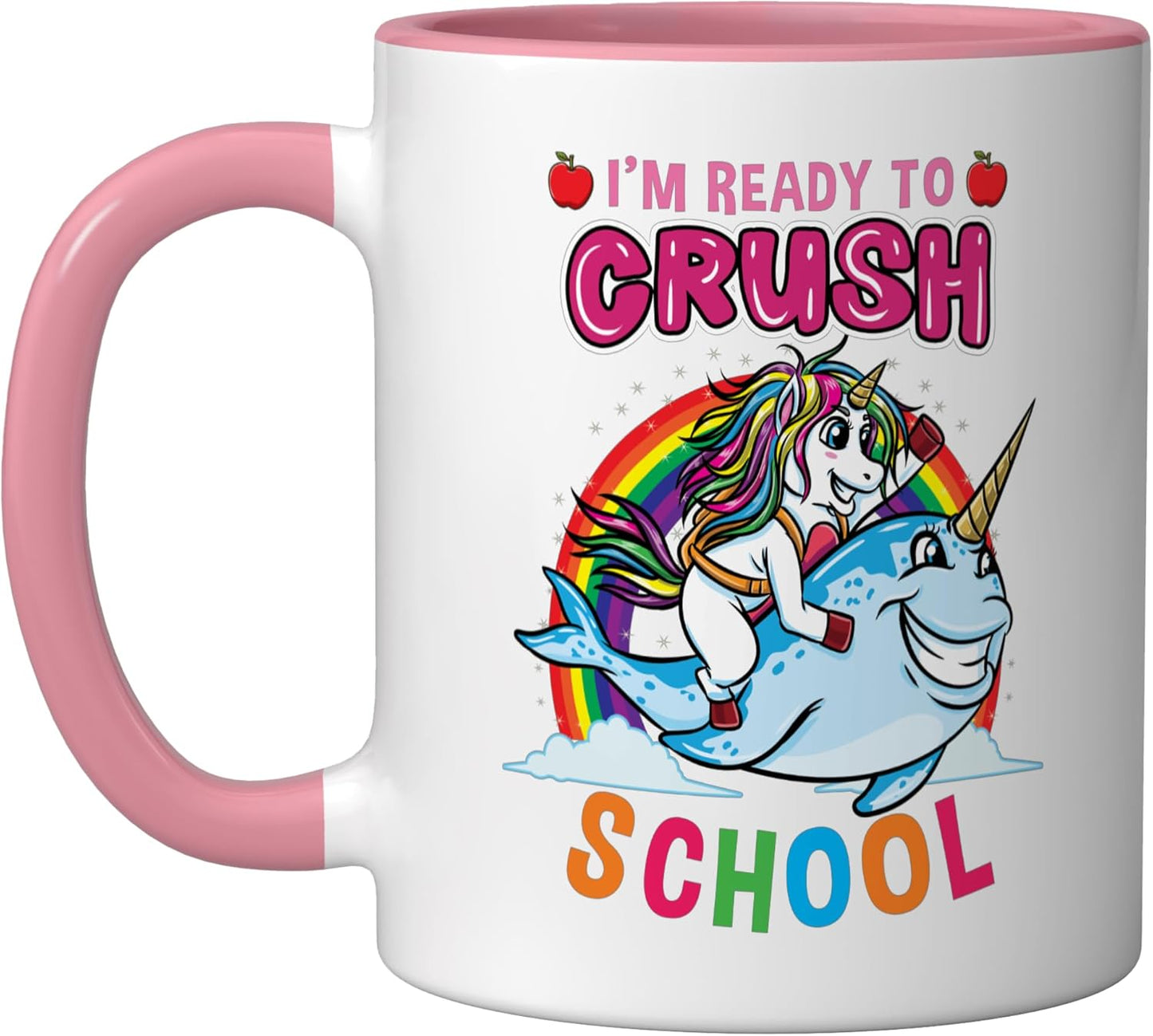 Taza Cerámica Unicornio para Niña Regreso a Clases