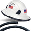 Sombrero duro protege borde ala 38.5pulg sin casco