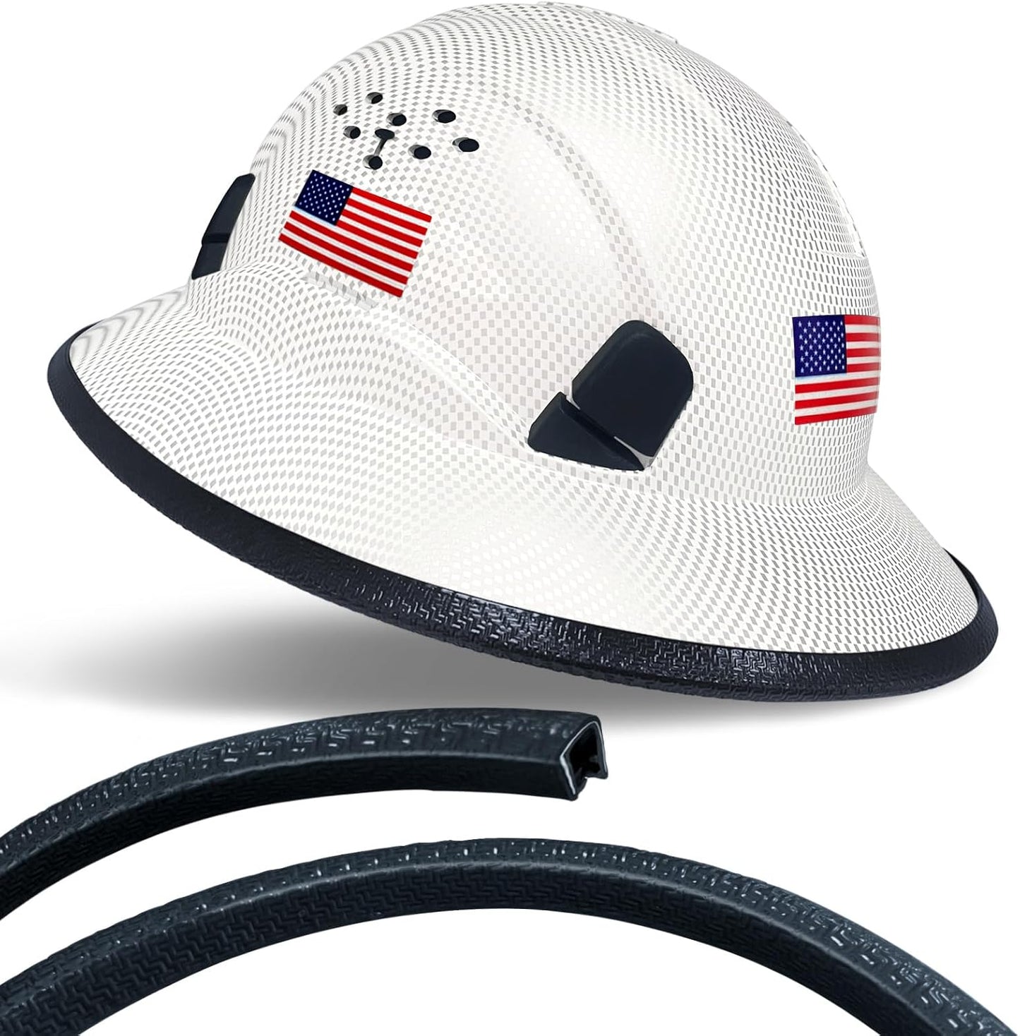 Sombrero duro protege borde ala 38.5pulg sin casco