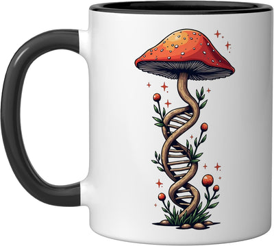 Taza cerámica para recolección de hongos morelos negro/blanco