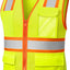 Chaleco seguridad reflectante mujer alta visibilidad