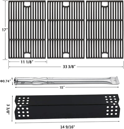 Kit piezas parrilla Nexgrill 6 quemadores acero inox