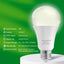 Bombillas LED crecimiento plantas interior 4500K A19 E26 9W pack 2