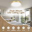 4 Lámparas LED Techo Regulables 9pulg 3CCT Dorado