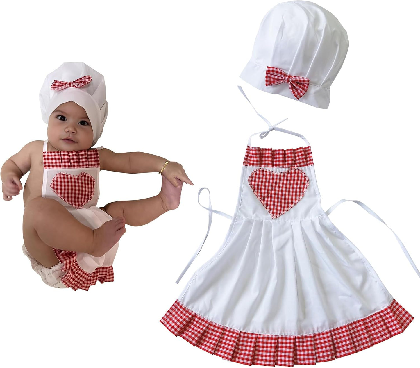 Traje chef bebé disfraz chef recién nacido