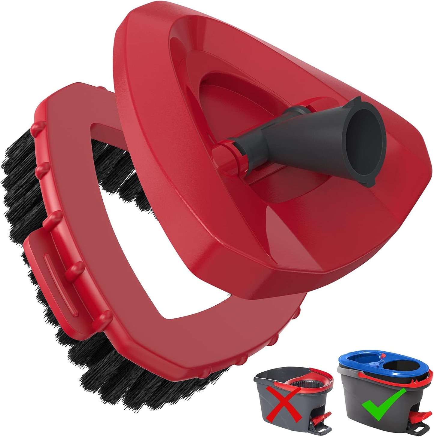 Cepillo trapeador 2 tanques cerdas nailon