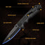 Navaja bolsillo cuchillo plegable táctica EDC