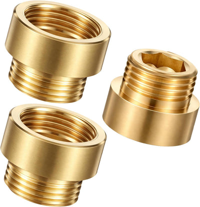 Adaptador tubería bronce G1/2 macho a hembra 20mm