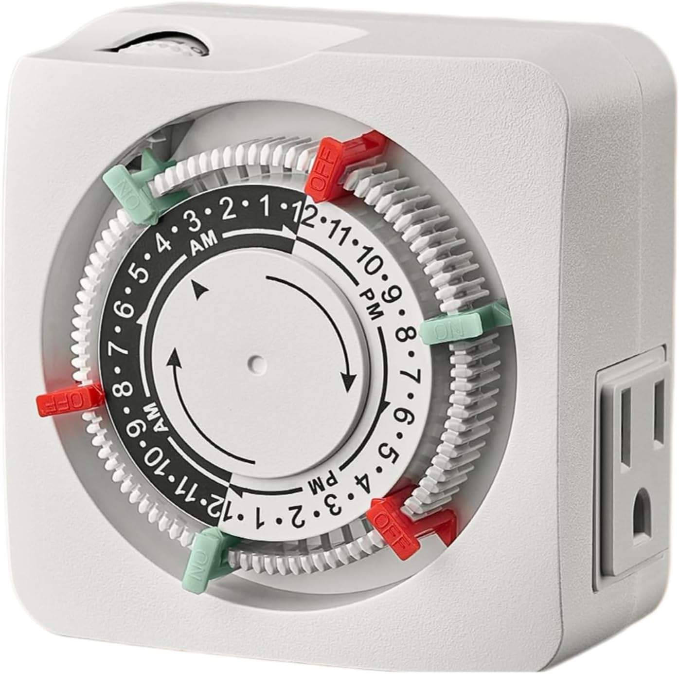 Temporizador enchufable interior 15A programable 24h