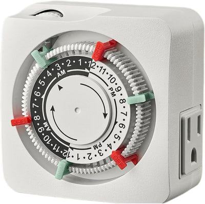 Temporizador enchufable interior 15A programable 24h