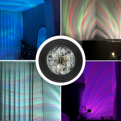 Luz Nocturna LED Aurora Cambia Color Proyección Luz Norte