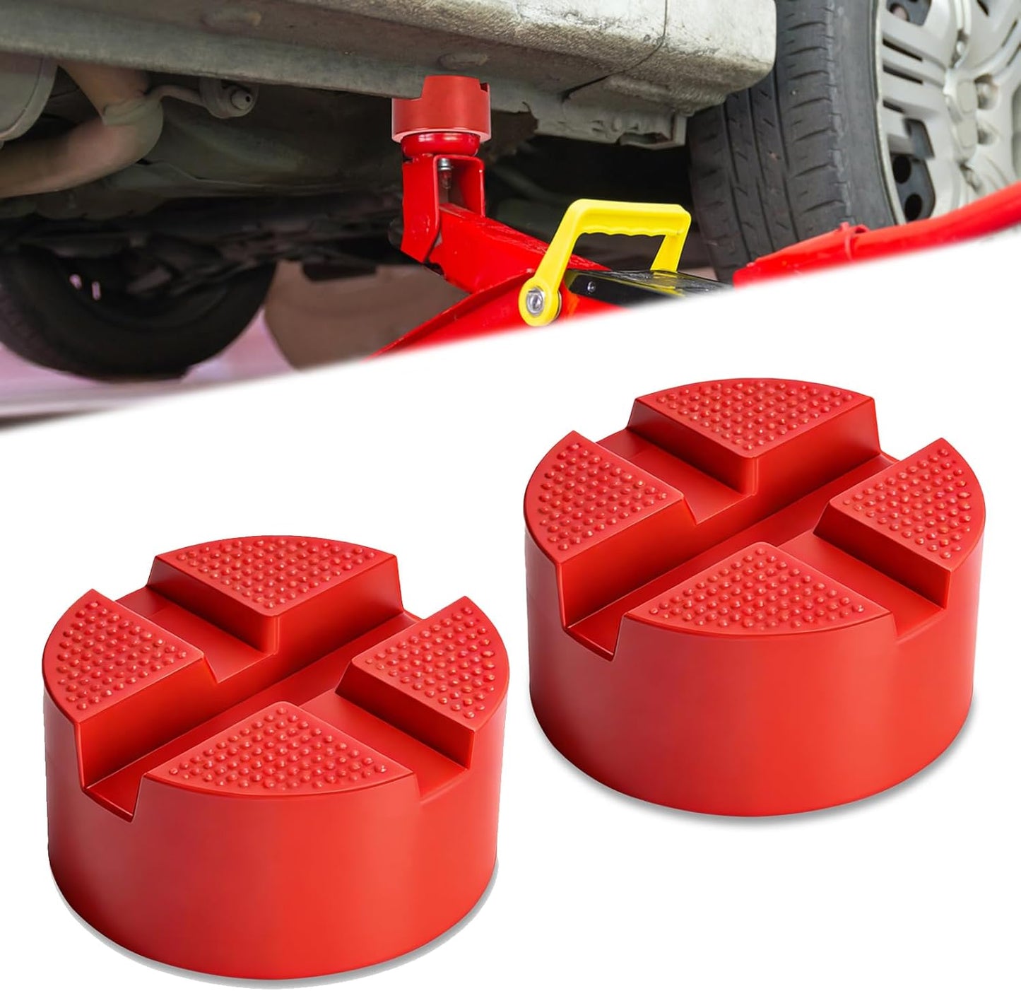 2 Almohadillas soldadura pellizco adaptador X ranuras goma gruesa