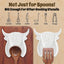 Soporte cuchara cerámica forma vaca 5.9pulg estufa encimera