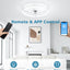 Ventilador techo bajo con luces LED regulables control remoto