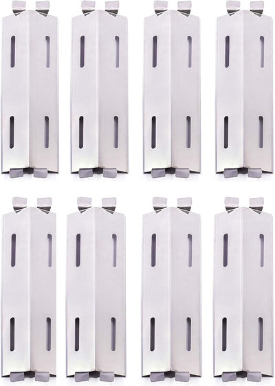8 Pzas placas calor acero inox para parrilla