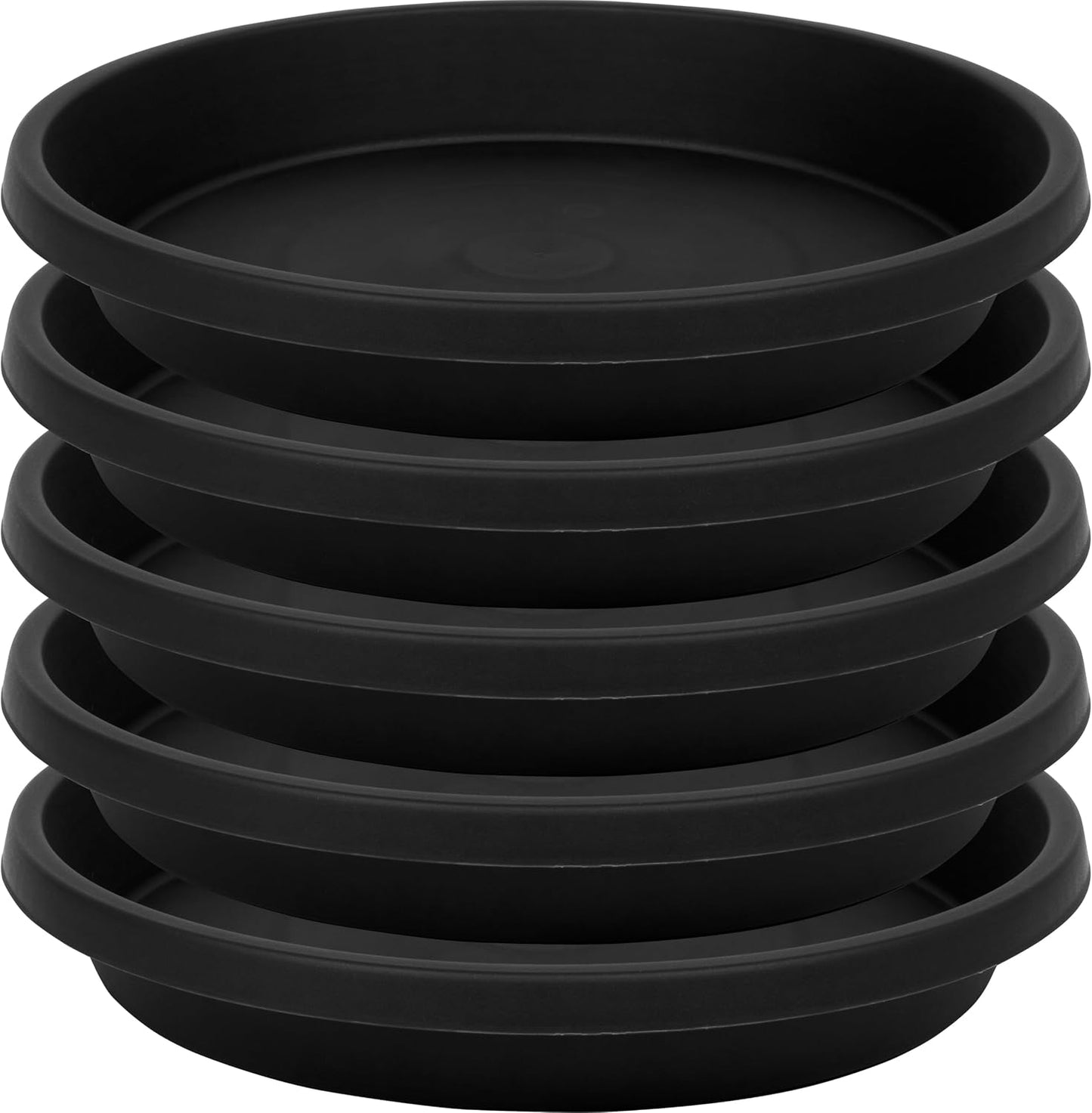 5 Platillos Plástico para Plantas 6-20pulg Resistentes