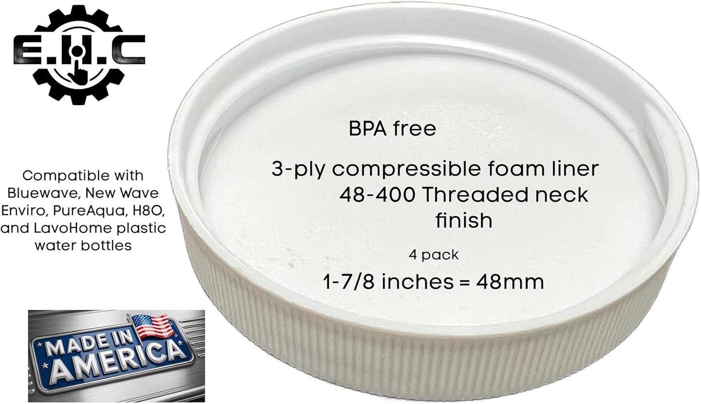 Tapas reutilizables jarra 1.81pulg espuma para 3-5gal comp Bluewave