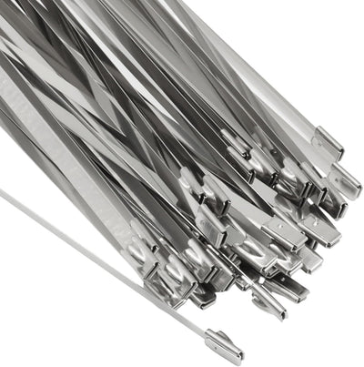 100 Bridas Acero Inox 304 Autobloqueantes 24pulg Resistentes