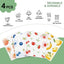 4 Pzas Paños cocina reutilizables súper absorbentes