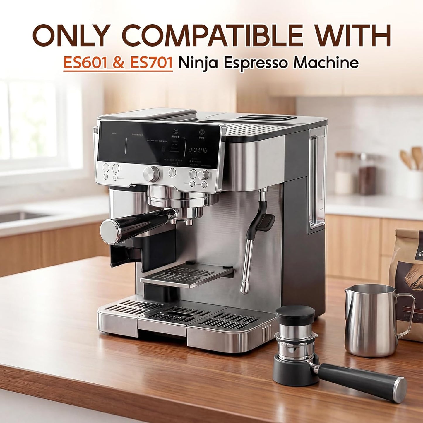 Soporte portafiltro cafetera Ninja con silicona