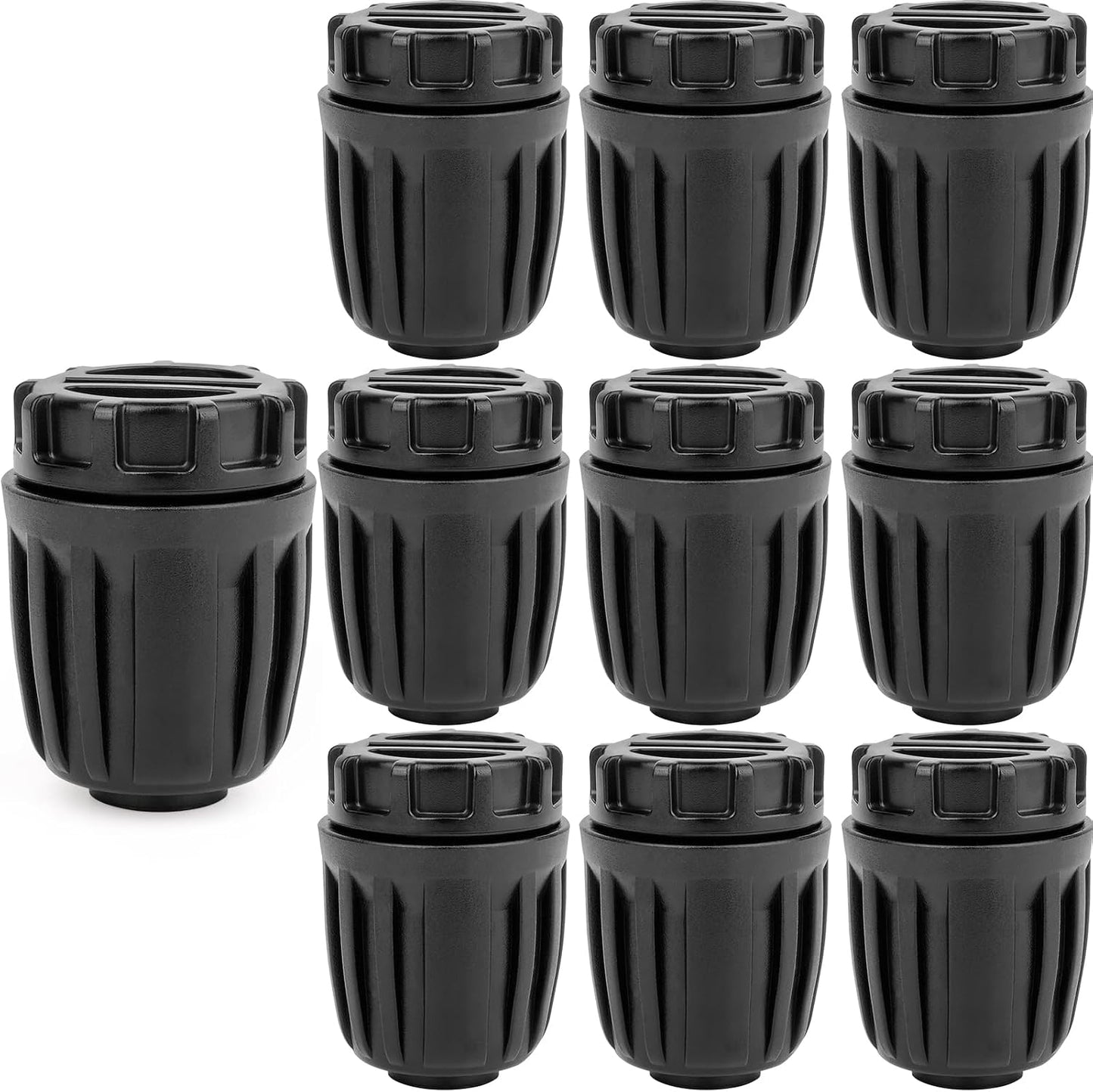 Tapón riego 1/2 pulgada adaptador 0.630pulg set 10