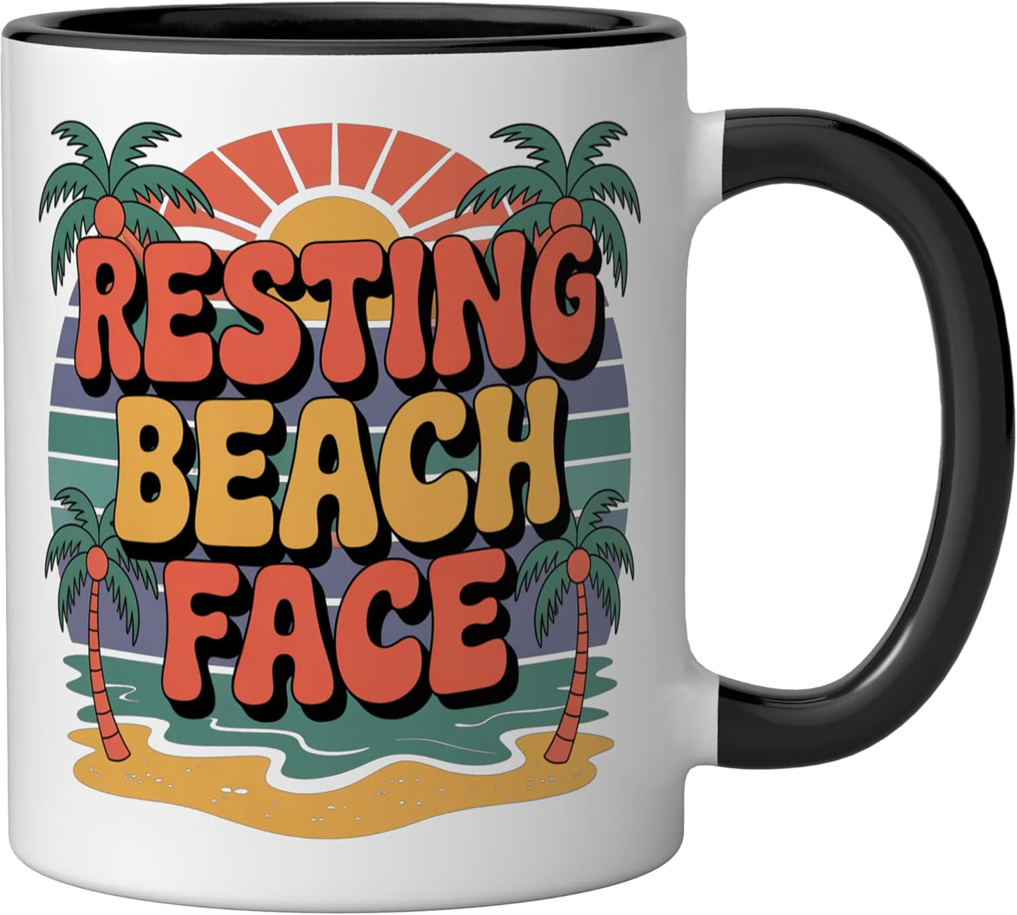 Taza Cerámica Humorística Negro/Blanco