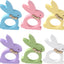 6 Servilleteros de Conejo de Pascua Madera Colorida