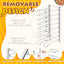 Estante pizza 8 niveles aluminio flexible