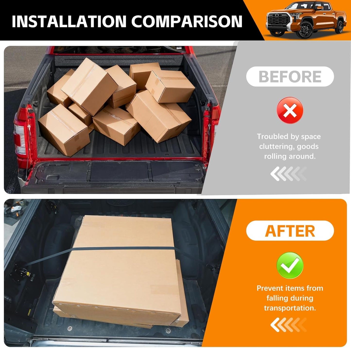Correas retráctiles comp Toyota Tundra 2022-25
