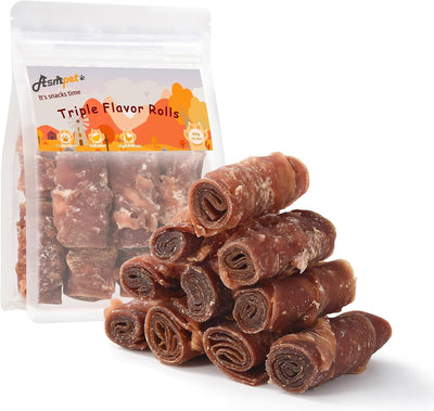 Golosinas para perros pato carne res pollo sabor