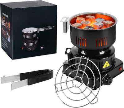 Quemador carbón cachimba eléctrico multiusos ETL acero inox 304