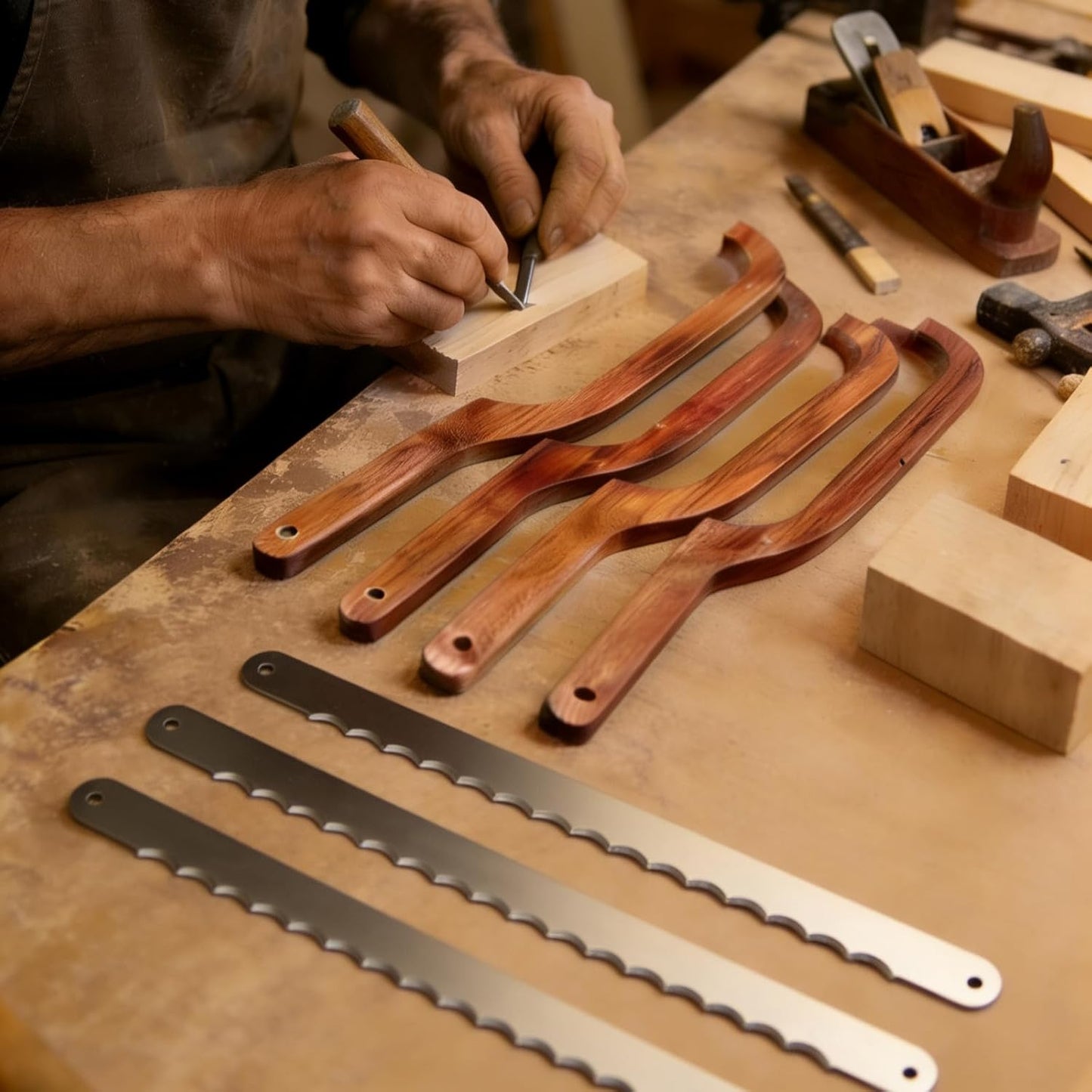 Cuchilla de repuesto para cuchillo de pan Uprichya con protector de hoja