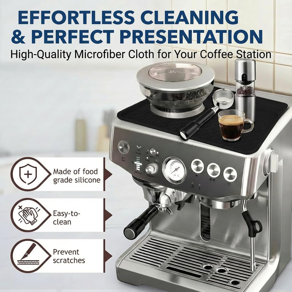 Set toallas café expreso comp Breville 870/880 silicona