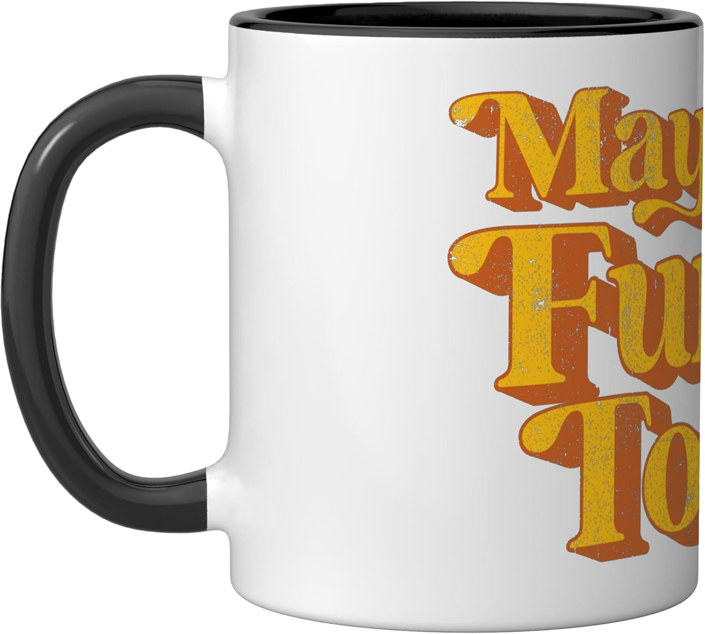 Taza Cerámica 70's Disco Party Negro/Blanco