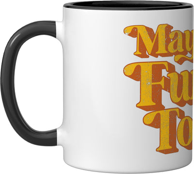 Taza Cerámica 70's Disco Party Negro/Blanco