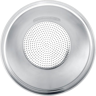 Cesta portafiltros espresso convexa geometría variable CNC