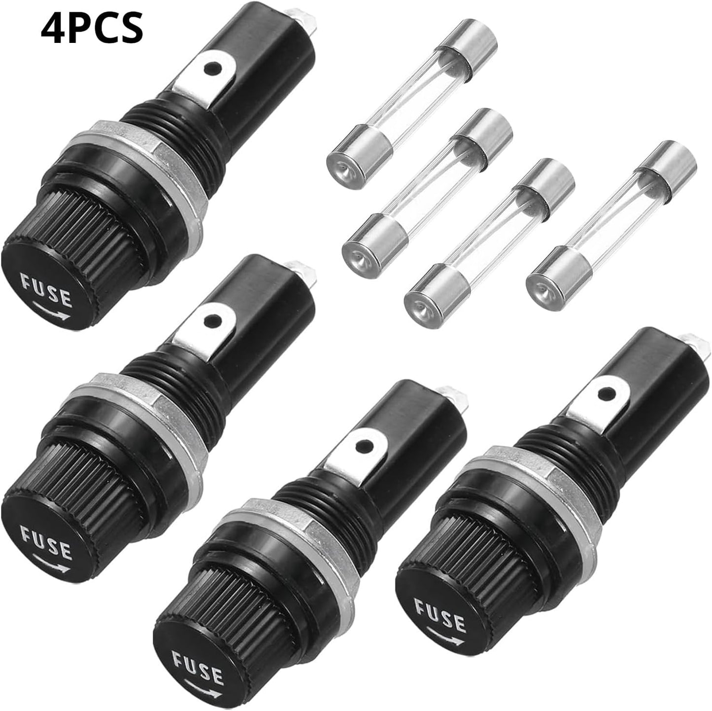 Portafusibles 0.2x1.18pulg 10A 250V