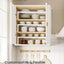 Estante especias set 4 expandible metal blanco