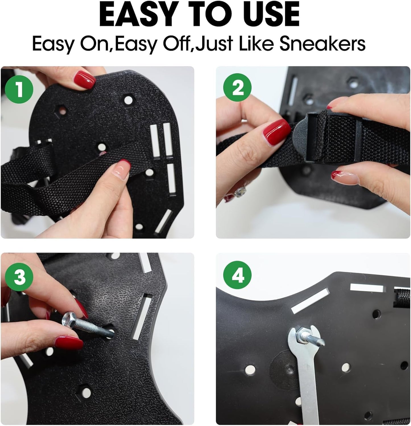 Zapatos Aireadores Césped Correas Gancho Bucle Talla Unica