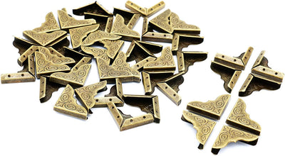 50 Proteg. Esquinas Bronce para Libros y Carpeta