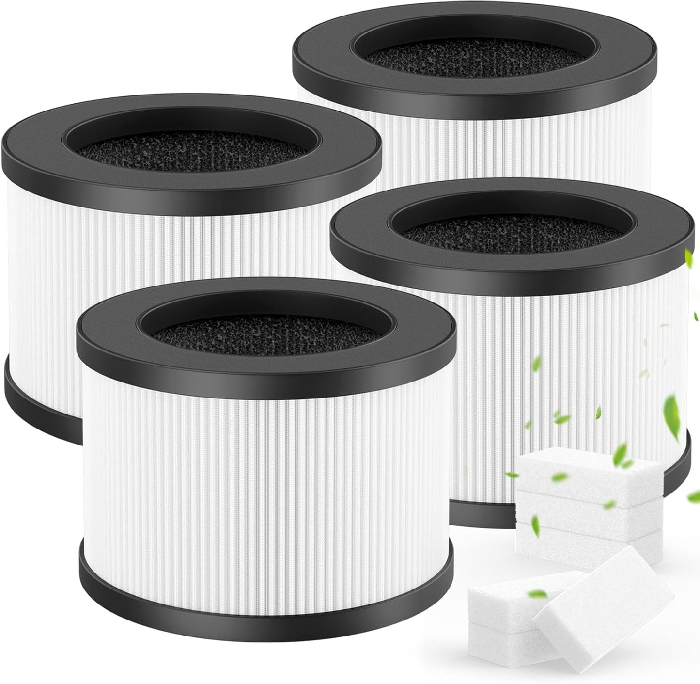 4 Filtros Repuesto BW302 6 Almohadillas Esponja Lunino