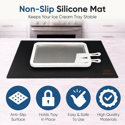 Máquina helados enrollada 14x10pulg con alfombrilla antiderrap