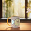Taza Cerámica Amarillo/Blanco
