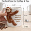 Taza de café con diseño de perezoso, regalo divertido para oficina