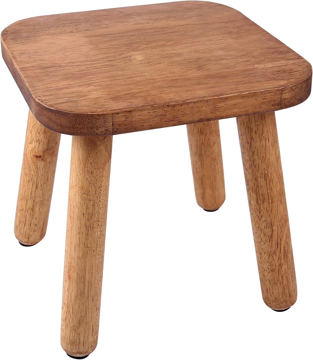 Taburete madera soporte plantas interior 9.3pulg alto